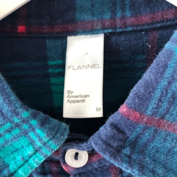 American Apparel Flannel Button-down. - Picture 3 of 6